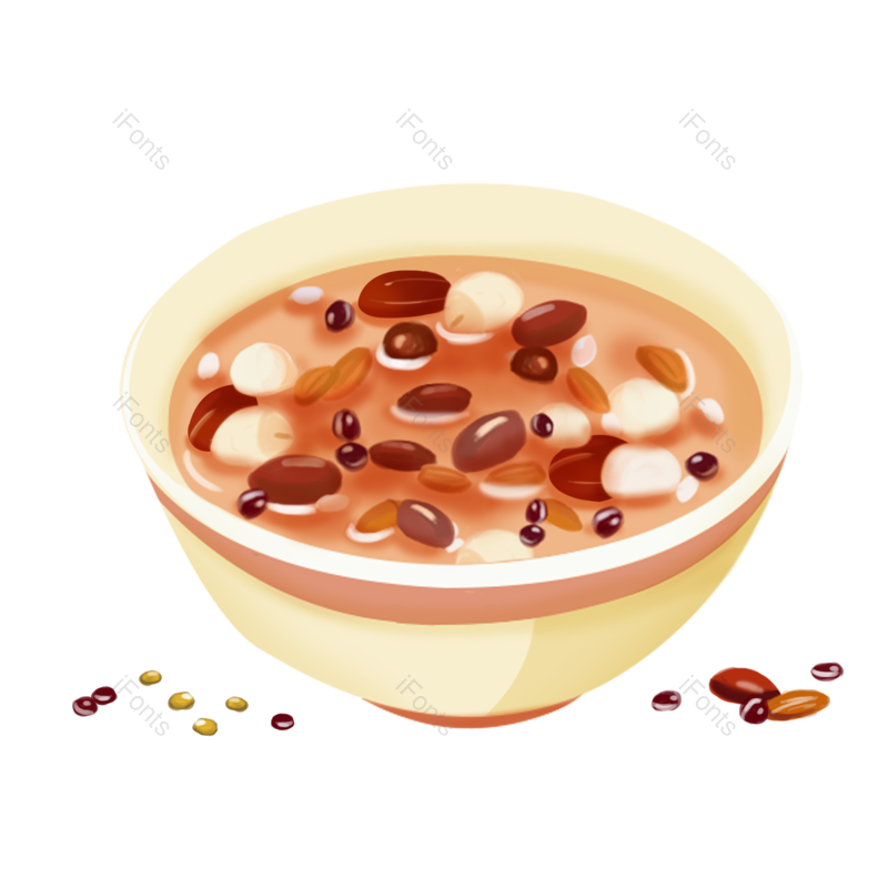 装饰图片,卡通元素,素材PNG,腊八免抠素材